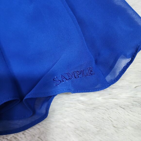 Bill Levkoff Women's size 14 Prom Formal Bridesmaid Dress Short Strapless Blue - Picture 5 of 9